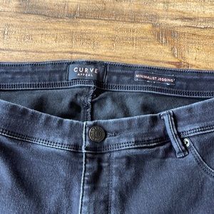 Curve Appeal Black Jeggings. Size 22W